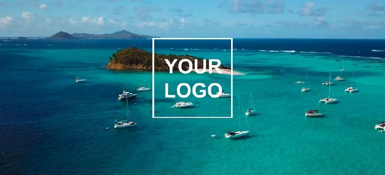 Sailing video to sale - Your logo beginning