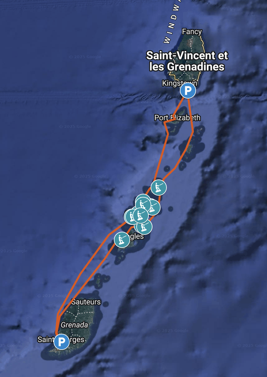 Voile et kitesurf aux Grenadines - Petites Antilles