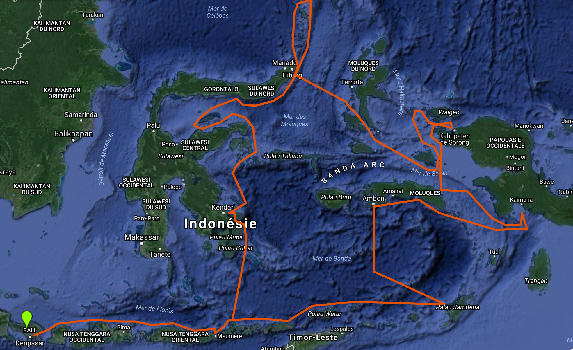 Voile et plongée en Indonésie