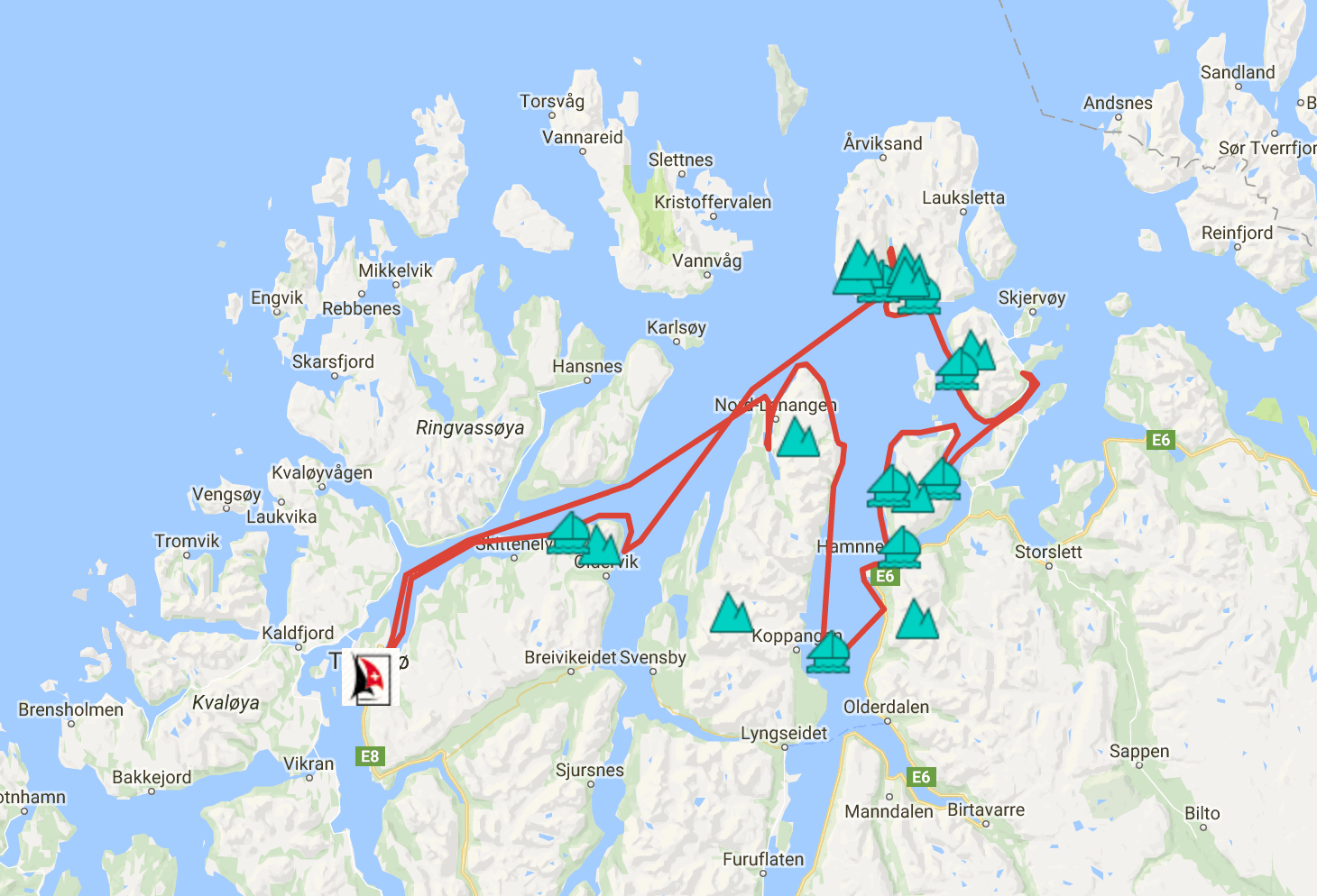 Location de voilier et catamaran en Norvège et ski de randonnée