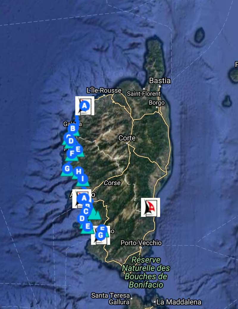 Location de voilier et catamaran et randonnée en Corse