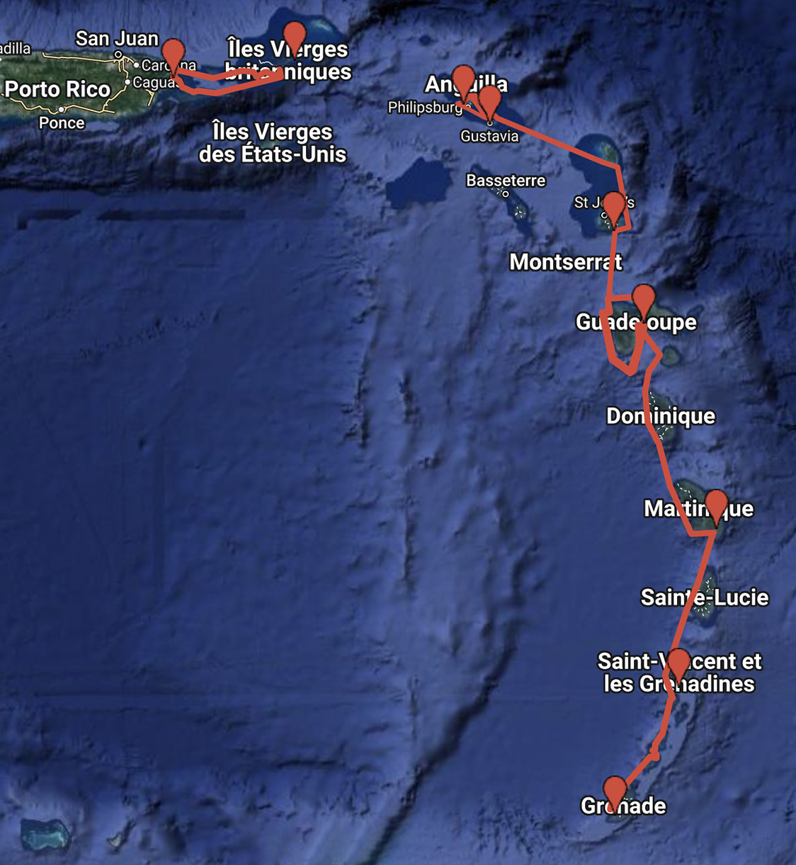 Location de voilier et catamaran aux Caraïbes et Antilles