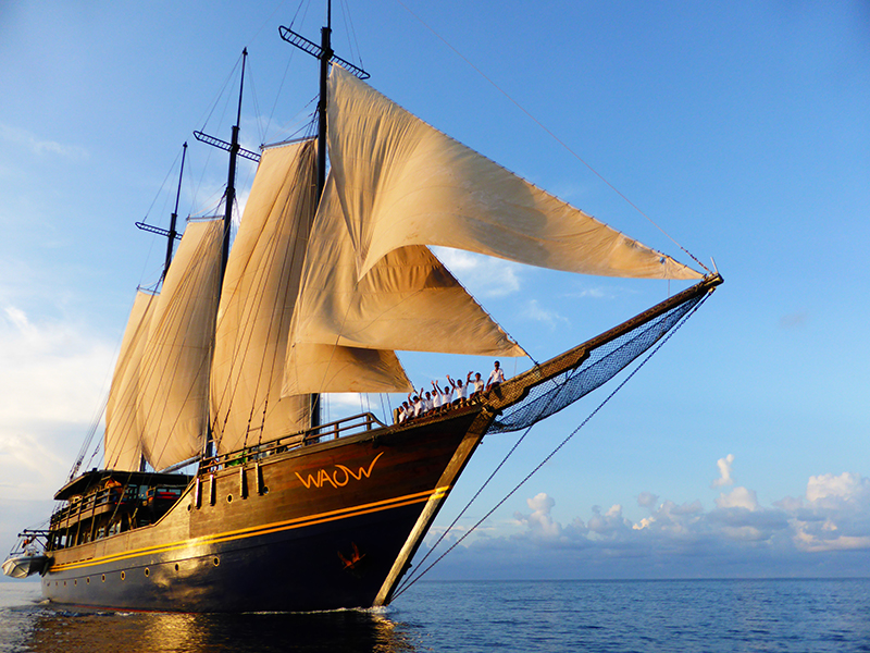 Voile et plongée en Indonésie