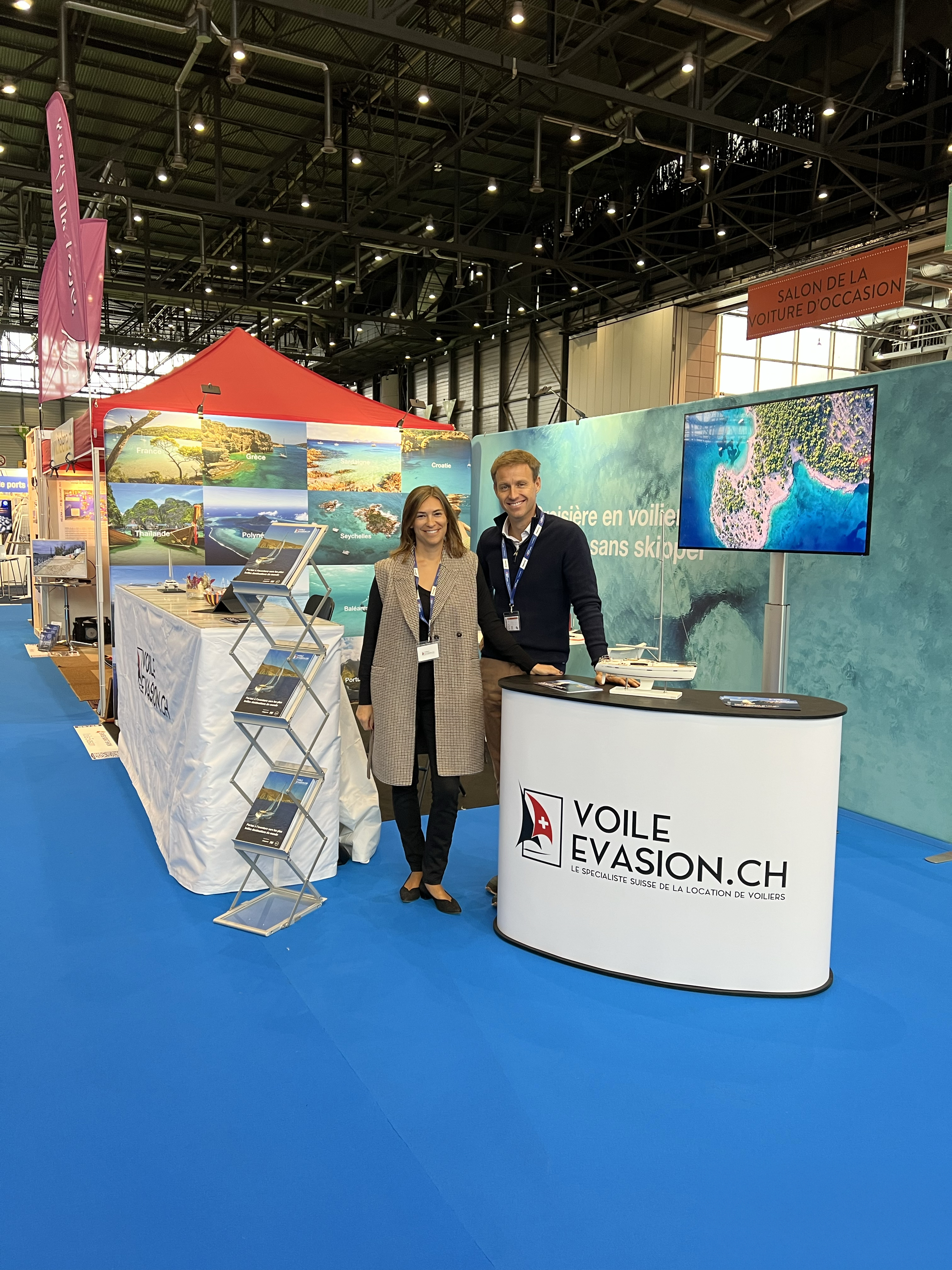 Voile Evasion sera présent au Swiss Boat Show à Palexpo Genève du 10 au 12 novembre 2024